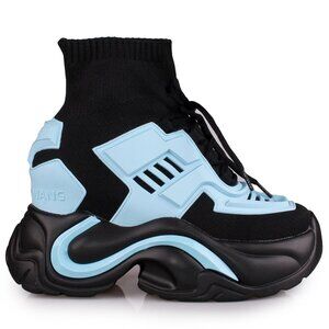 ANTHONY WANG JUPITER 08 Neko Synth Blue Platform Sneakers